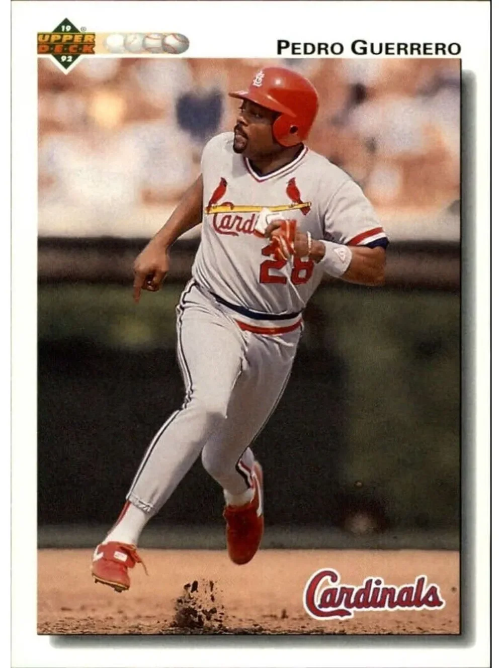 Pedro Guerrero 1992 Upper Deck MLB #357 Baseball Card St. Louis Cardinals